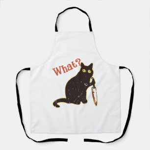 What - cat owner apron