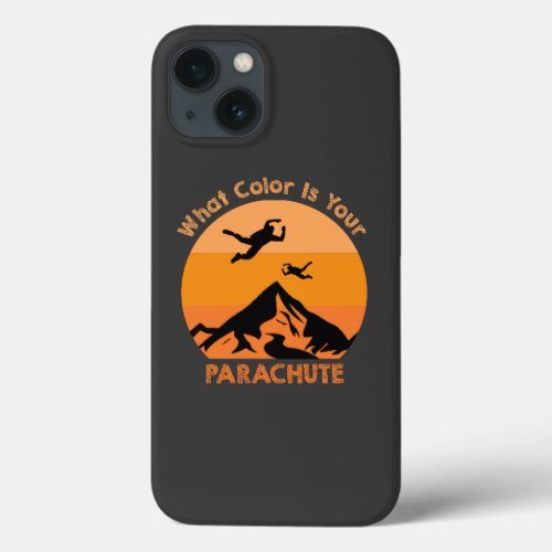 What Color Is Your Parachute iPhone 13 Case