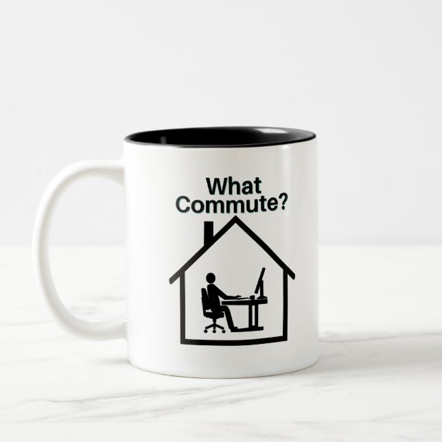 What Commute? Two-Tone Coffee Mug (Left)
