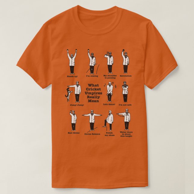 What cricket Umpire really means T T-Shirt (Design Front)
