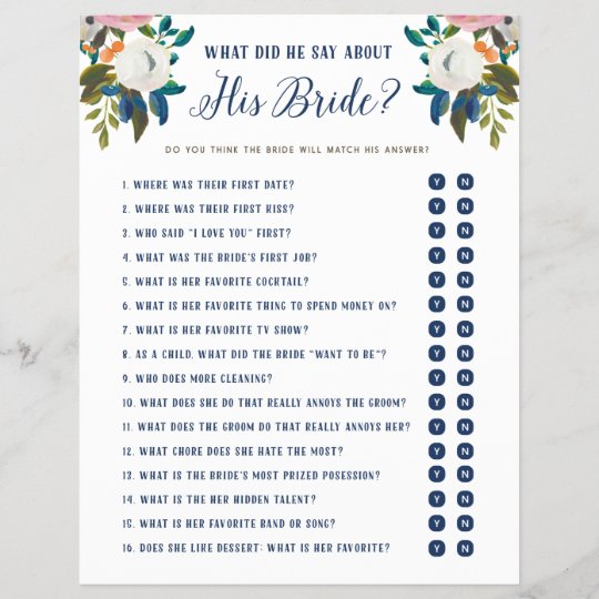 What Did He Say About His Bride Yes Or No Zazzle What Did He Say About His Bride Yes Or No