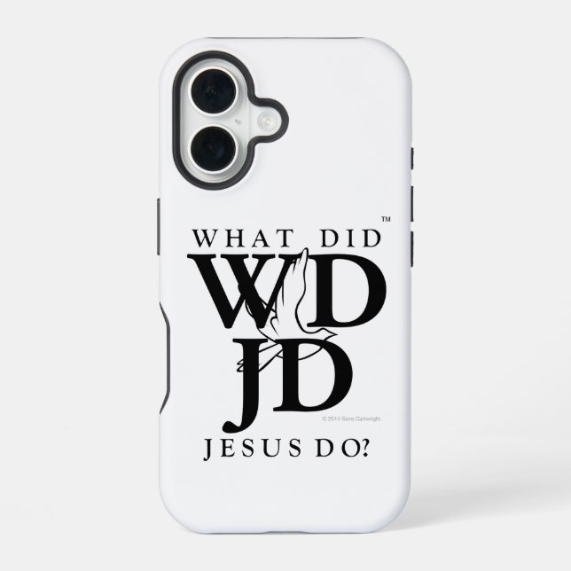 What Did Jesus Do? Iphone Case (Back)
