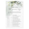 What did the groom say bridal shower game green