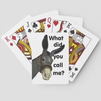 What did you call me? poker cards