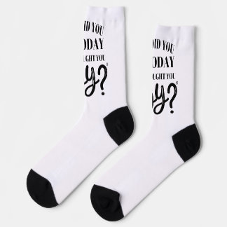 What did you do today that brought you joy® socks
