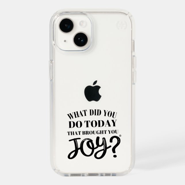 What did you do today that brought you joy® speck iPhone case (Front)