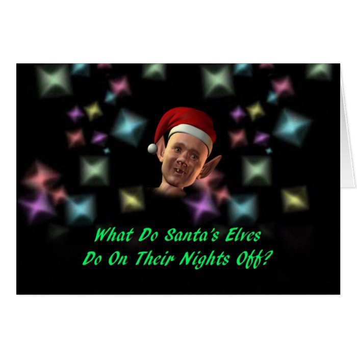 What Do Santa's Elves DoCard