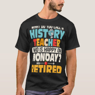 What Do You Call A History Teacher Education Profe T-Shirt