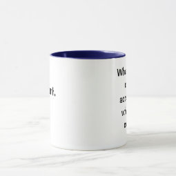 What do you call an accountant...? One Liner joke Mug | Zazzle