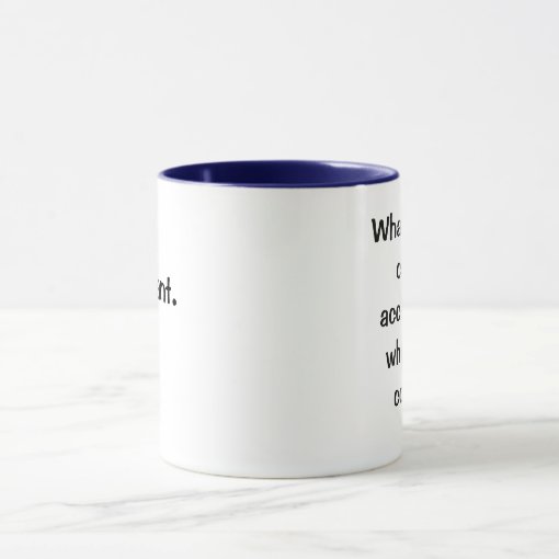 What do you call an accountant...? One Liner joke Mug | Zazzle