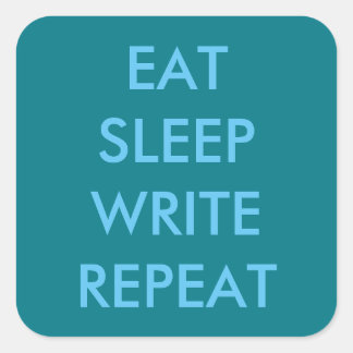 What do you do? square sticker