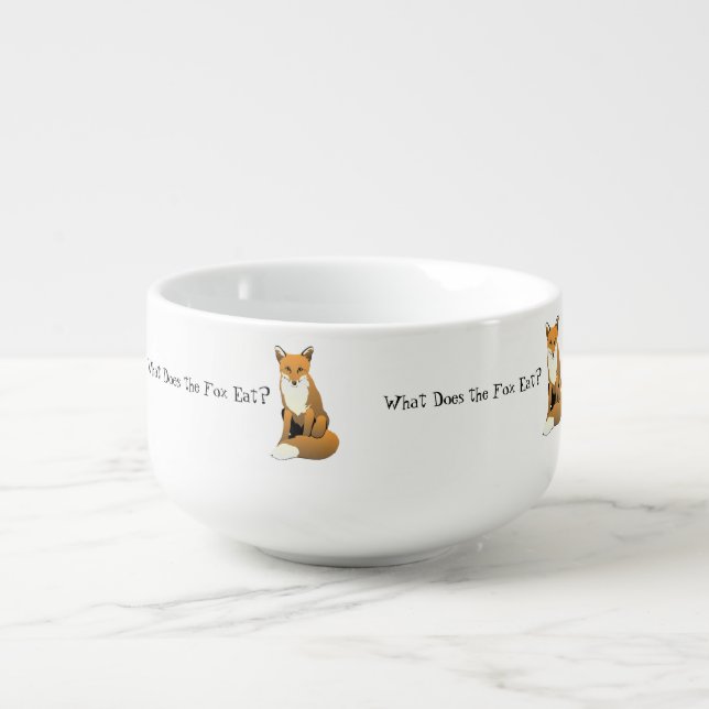 What Does the Fox Eat? Bowl (Front)