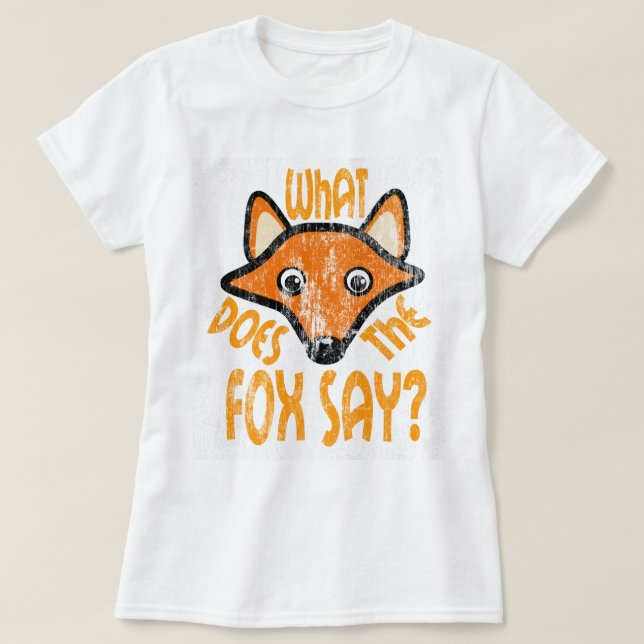 What Does the Fox Say DS T-Shirt (Design Front)