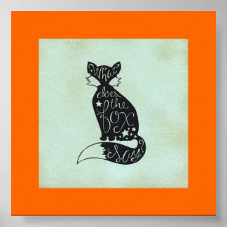 What Does The Fox Say Poster