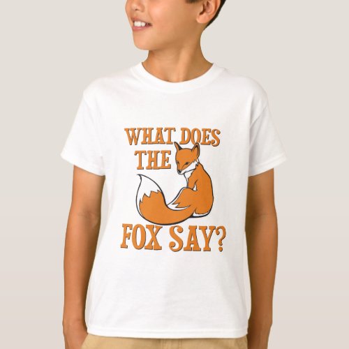 What Does The Fox Say T_Shirt