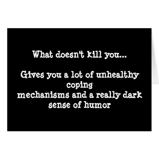 What Doesn't Kill You (Customizable!) Cards (Front Horizontal)