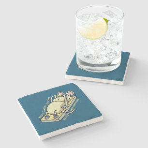 What doesn't kill you makes you stronger stone coaster