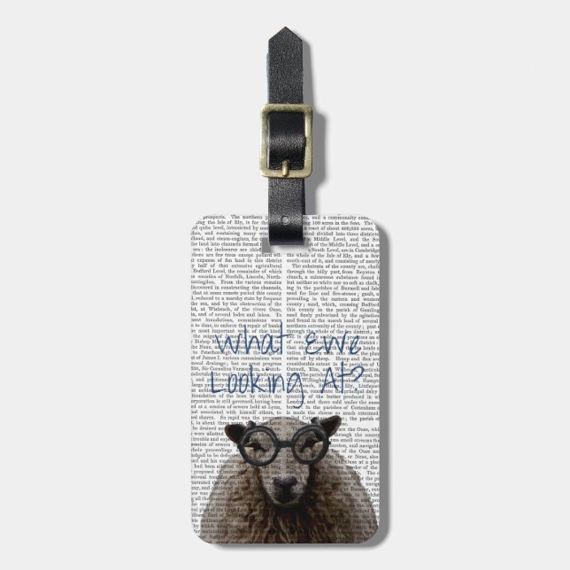 What Ewe Looking At Luggage Tag (Front Vertical)