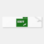 What Exit Sign? Bumper Sticker