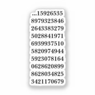 What follows 3.14 sticker