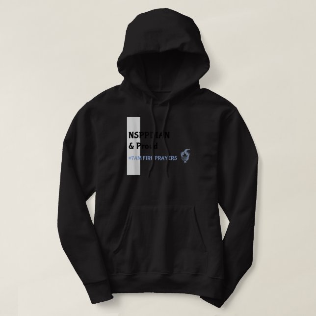 What God cannot do does not exist NSPPD Prayer  Hoodie (Design Front)
