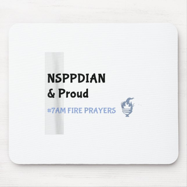 What God Cannot Do Does Not Exist Nsppd Prayer  Mouse Pad (Front)