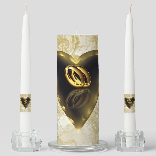 What God has Put Together Wedding Candles (Front)