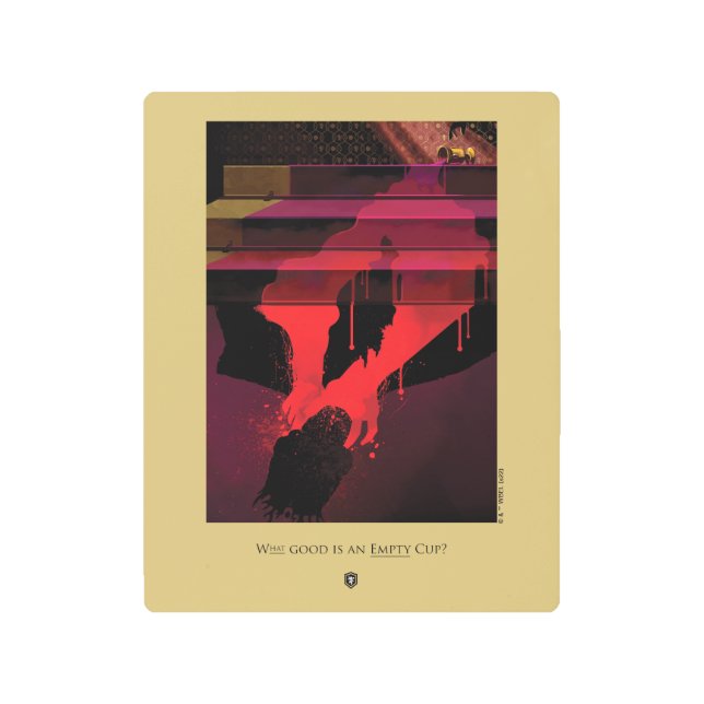 What Good is an Empty Cup? Metal Print (Front)