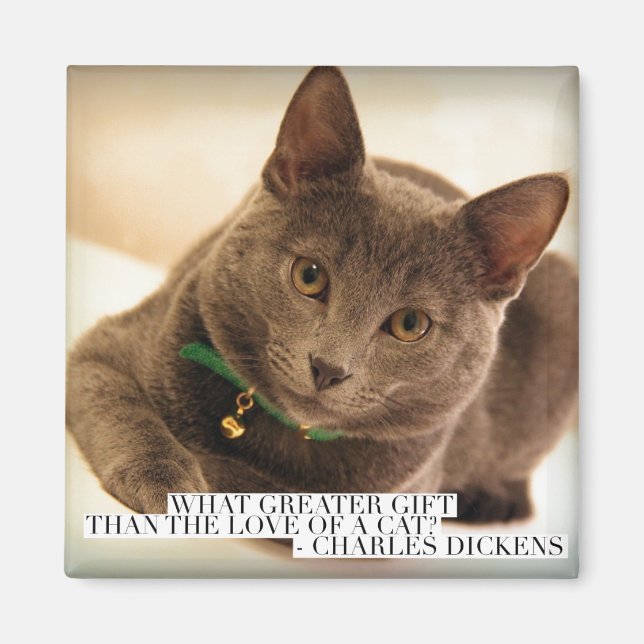 What Greater Gift than the Love of a Cat? Magnet (Front)