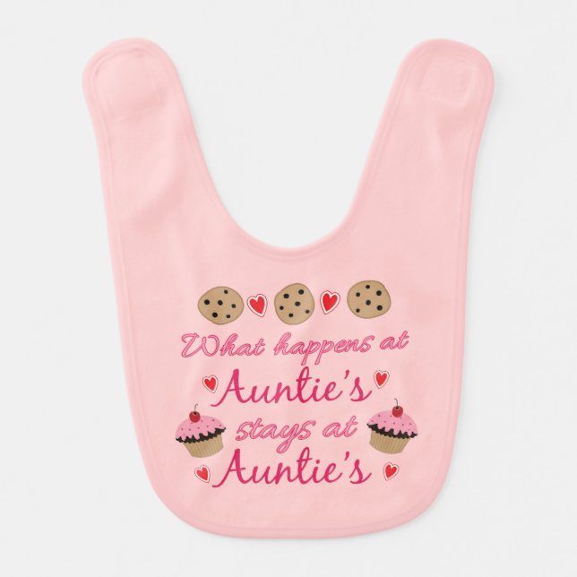 What happens at Auntie's Baby Bib (Front)