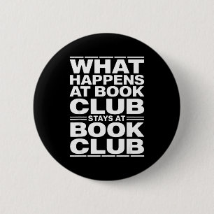 What happens at book club funny reader button