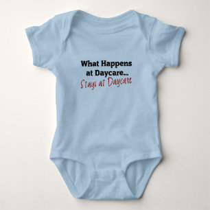 What Happens at Daycare Baby Bodysuit