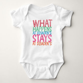 What happens at Dziadek's stays at Dziadek's Baby Bodysuit