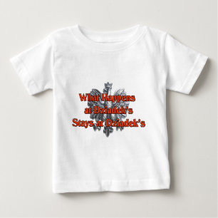 What happens at Dziadek's Stays at Dziadek's Baby T-Shirt