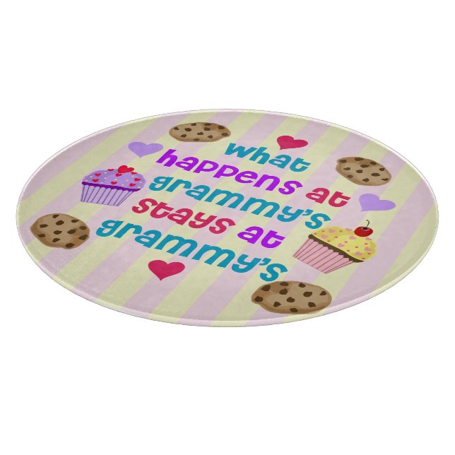 What happens at Grammy's stays at Grammy's Cutting Board (Corner)