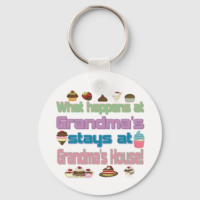 What happens at Grandmas Keychain (Front)
