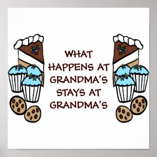 What Happens At Grandma's Stays At Grandma's Poster