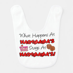 What Happens At Nagymama's baby bib