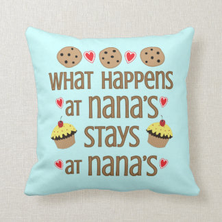 What happens at Nana's Decorative Throw Pillow