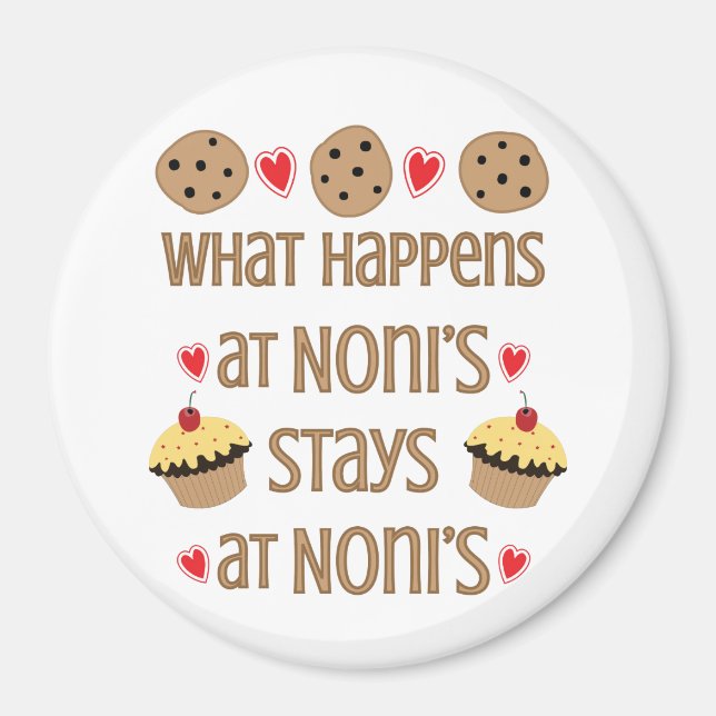 What happens at Noni's Magnet (Front)