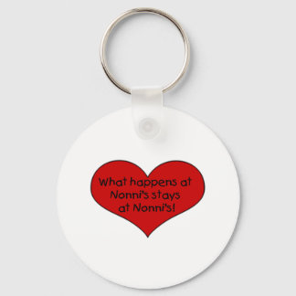 What happens at Nonni's stays Keychain