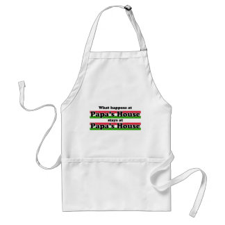 What Happens At Papas House Adult Apron