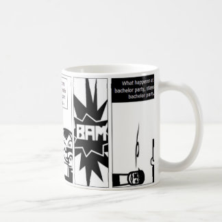 What happens at the bachelor party... coffee mug