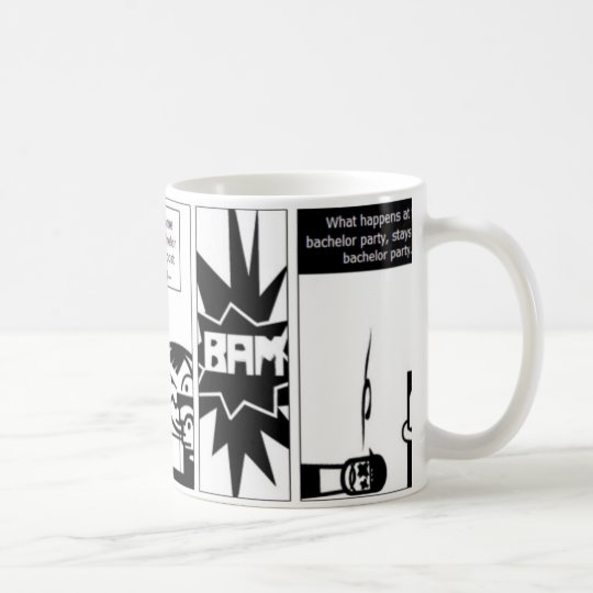 What happens at the bachelor party... coffee mug