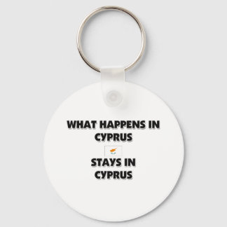 What Happens In CYPRUS Stays There Keychain