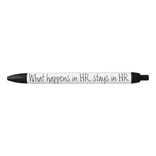 What Happens In HR Stays In HR Office Gift Pen (Front)