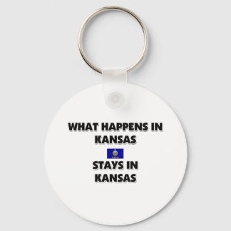 What Happens In KANSAS Stays There Keychain