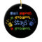 What Happens In Preschool Personalized Ornament