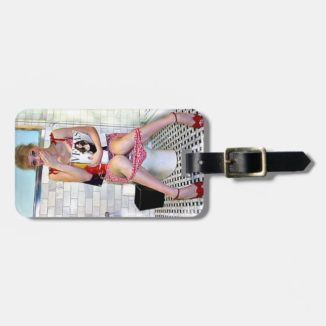 What happens in Vegas..... Luggage Tag (Front Horizontal)