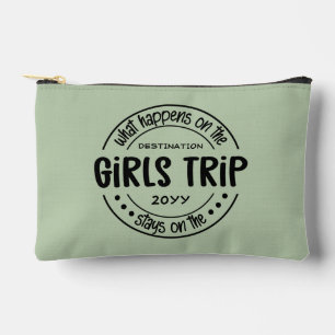 What happens on Girls Trip Girls Weekend Custom Accessory Pouch